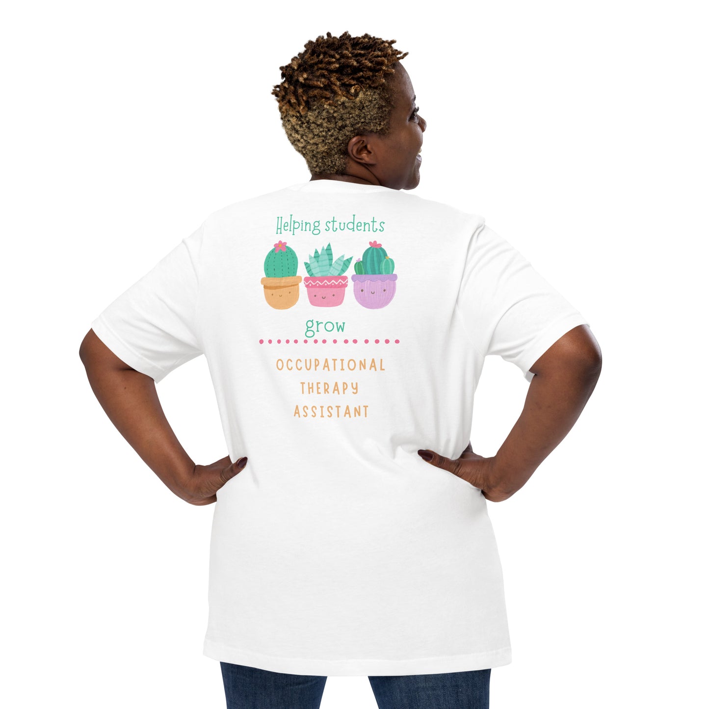 OTA Helping Students Grow 2 side - Unisex Bella Canvas t-shirt