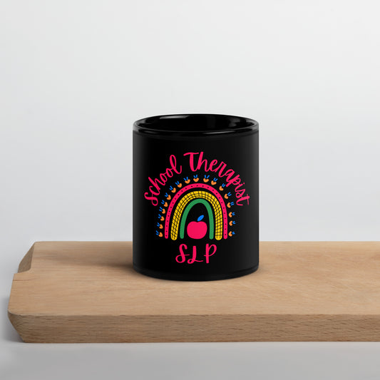 SLP Back to school - Black Glossy Mug