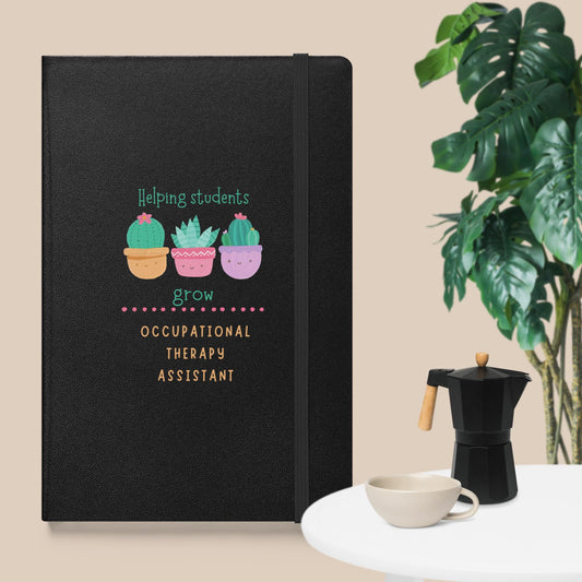 OTA Helping Students Grow - Cacti Hardcover bound notebook